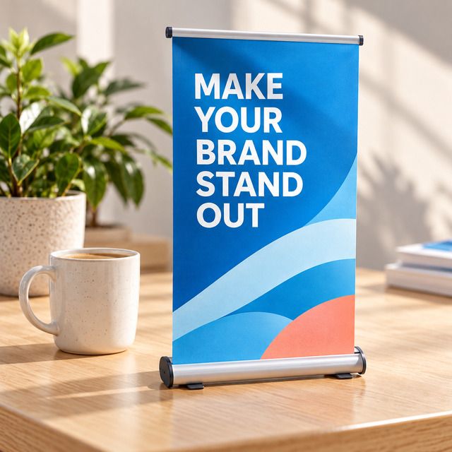 Desktop Mini Roller Banners