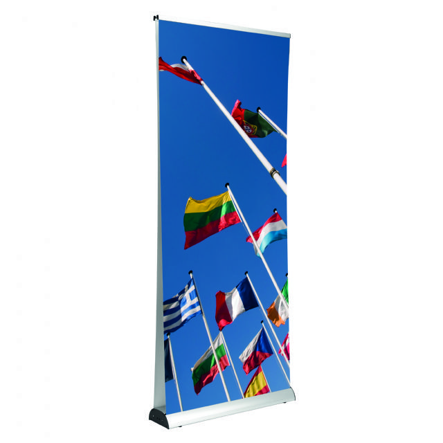 Roller banner graphics