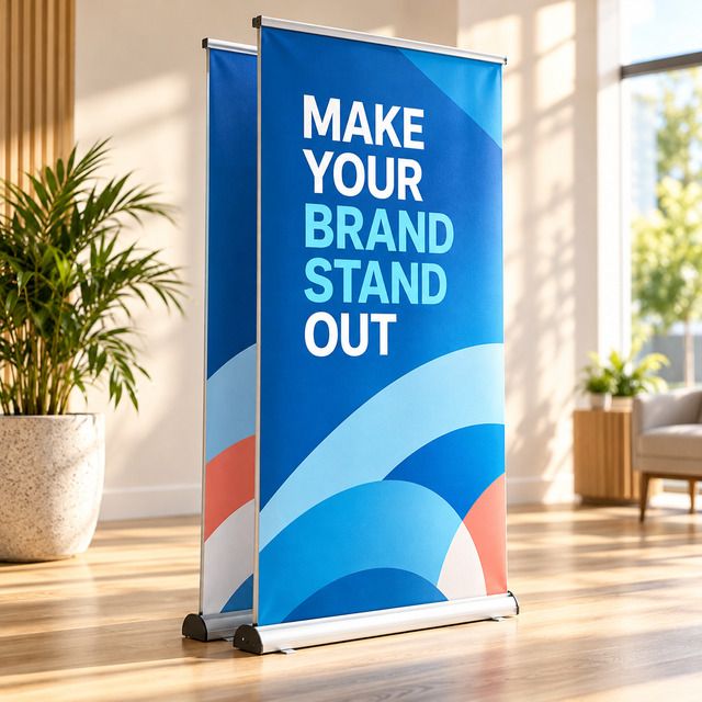 Pop Up Roller Banners Double Sided